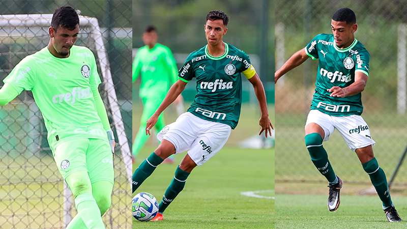 Palmeiras tem 3 jogadores convocados para o Sul-Americano Sub-17: César, Vitor Reis e Riquelme Fillipi foram chamados; trio do Palmeiras se apresentará na semana que vem à seleção.