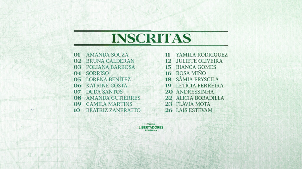 Feminino: Palmeiras chega à Colômbia para a disputa da Libertadores; veja as jogadoras inscritas.