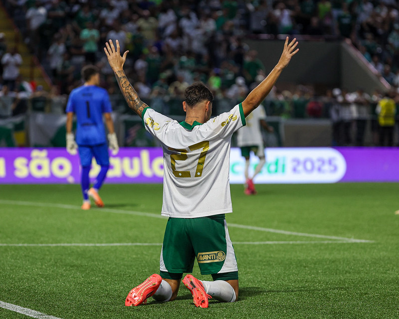 Partida entre Palmeiras e Audax, válida pelas oitavas de final da Copa São Paulo de Futebol Junior, na Arena Barueri, em Barueiri-SP.