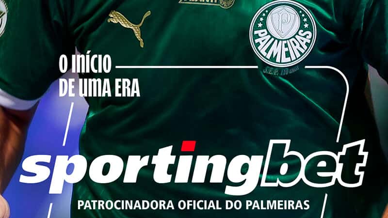 Palmeiras anuncia Sportingbet como nova patrocinadora máster