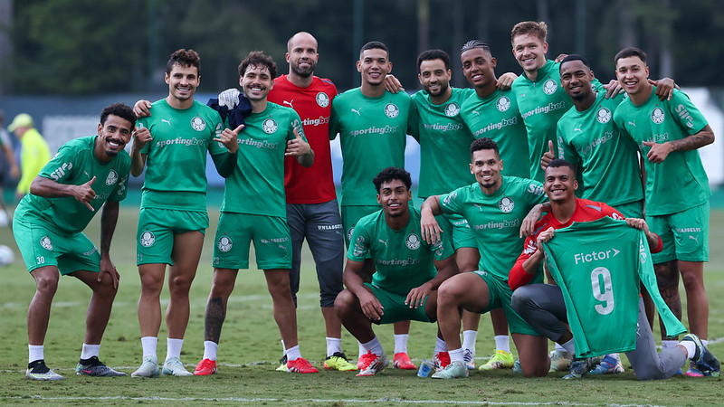 Com vários jogadores liberados pelo Departamento Médico, Palmeiras encerra preparação para o jogo contra o Bahia, pelo Campeonato Brasileiro.